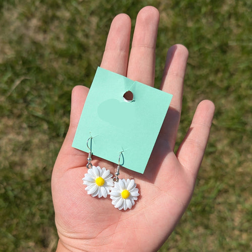 daisy earrings