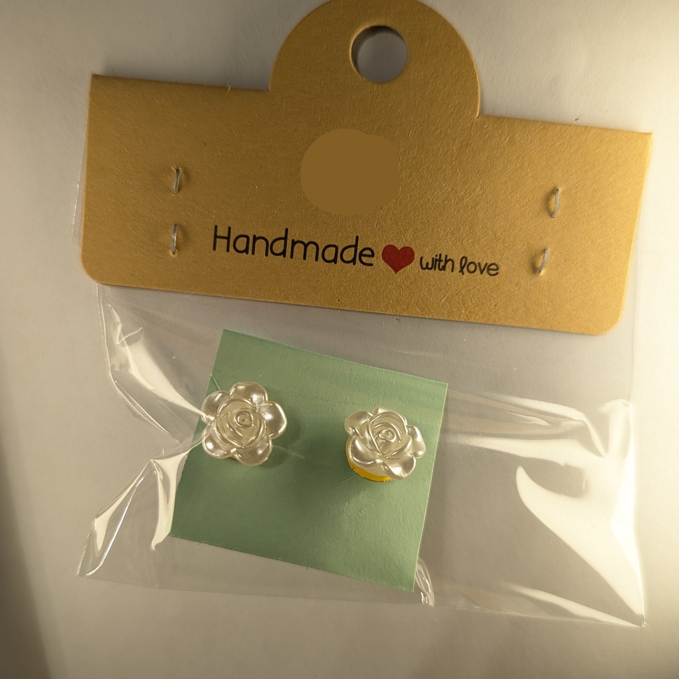 Rose earrings