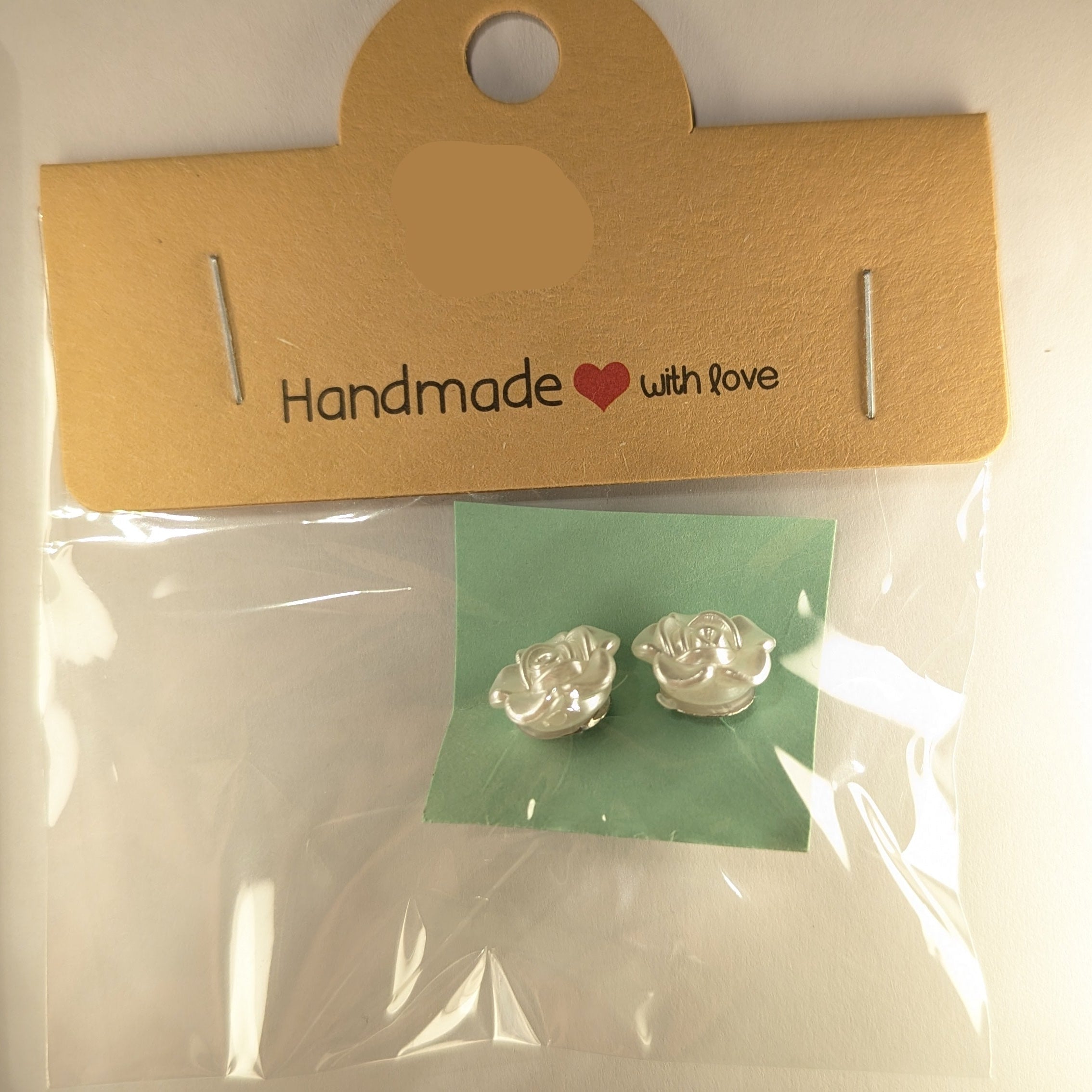 Rose earrings