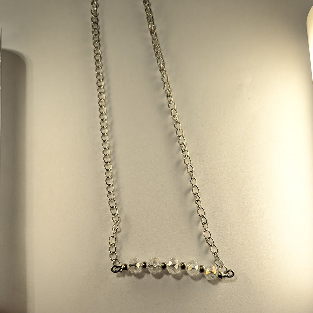 Crystal And Silver Necklace