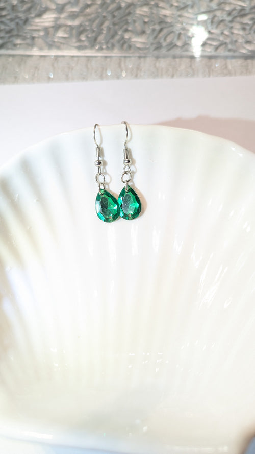 Teardrop Dangle Crystal Earrings (multiple options)