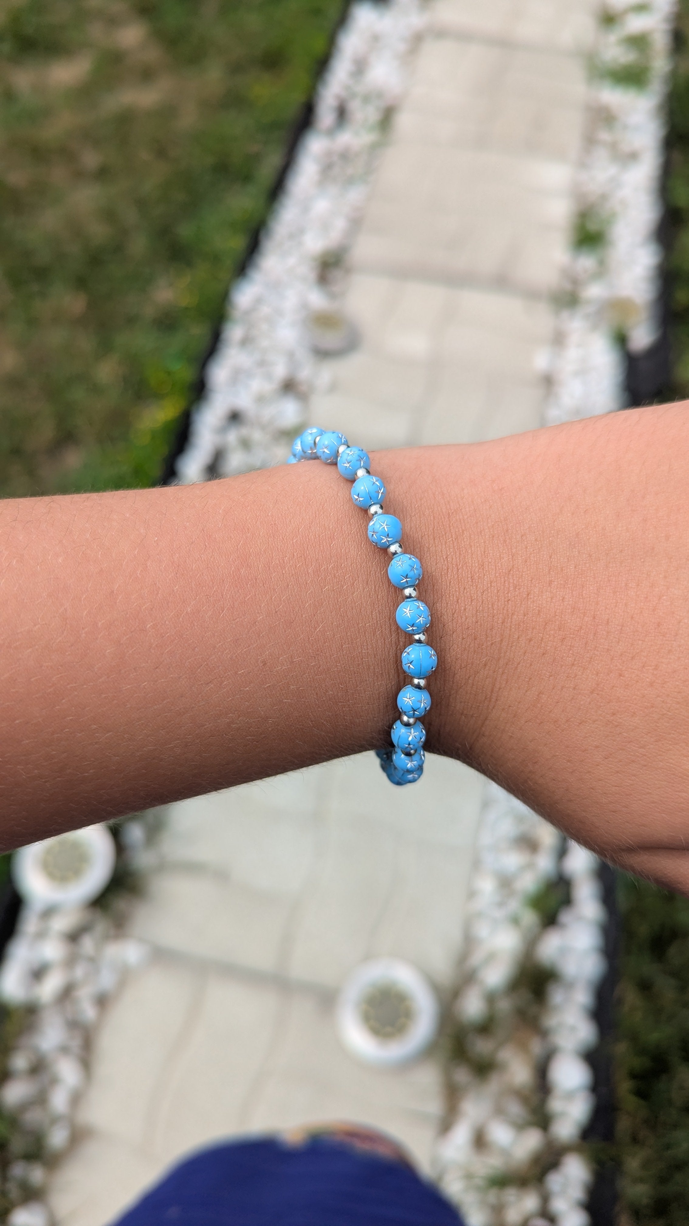 Light Blue Star Bracelet