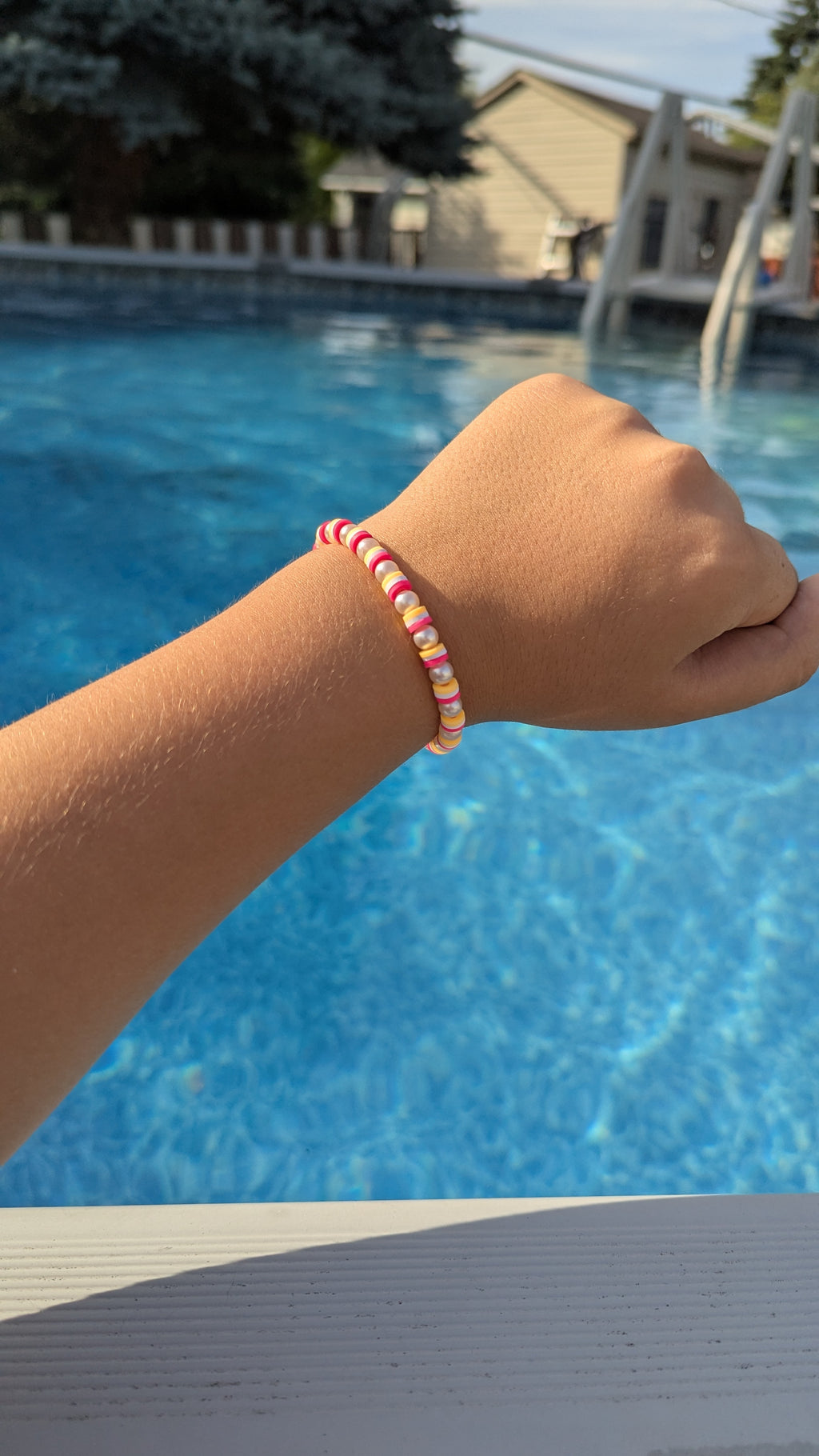 Clay bead bracelet (bestseller)
