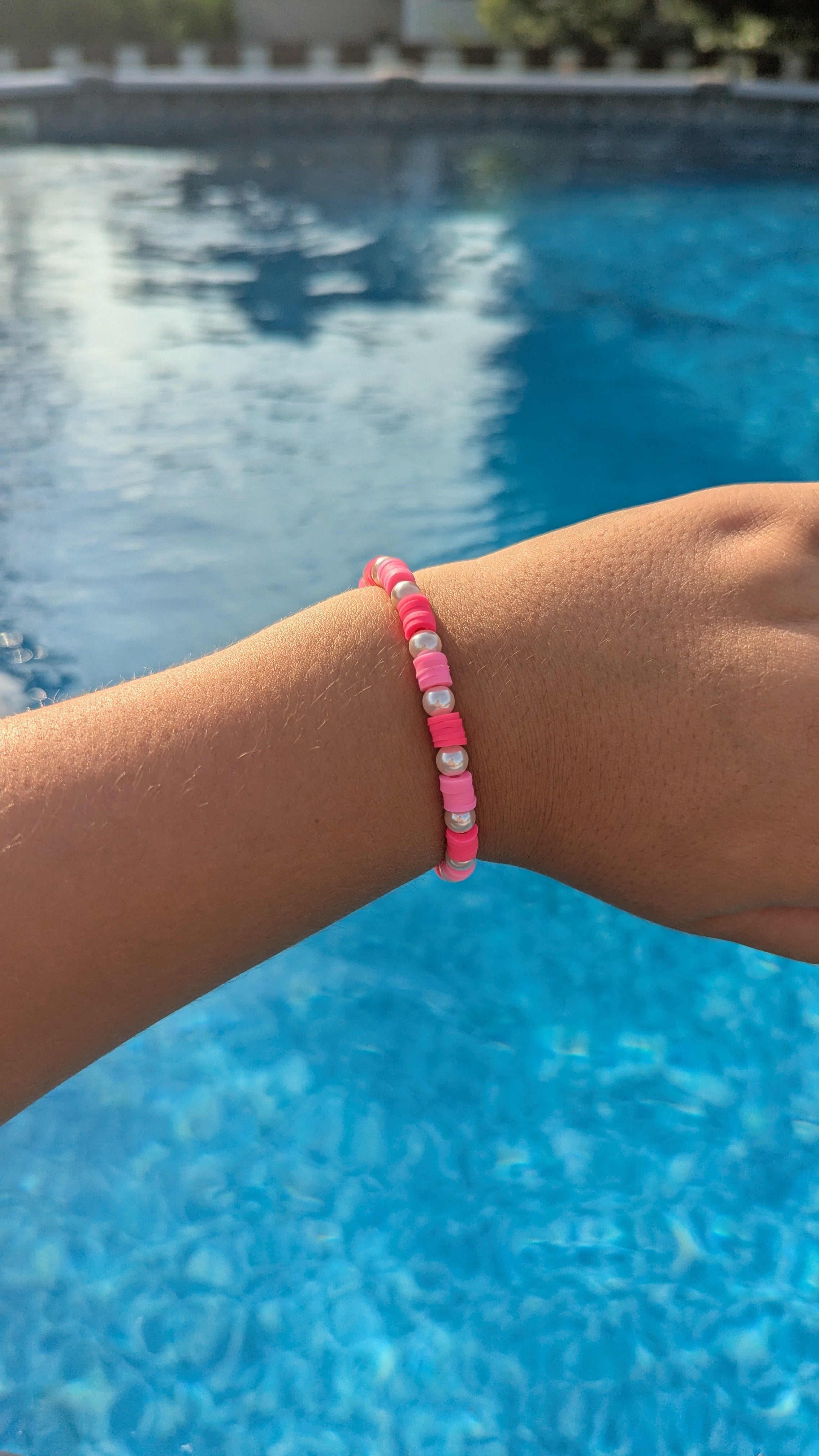 Clay bead bracelet (bestseller)